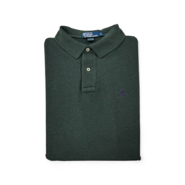 Polo manches longues Homme  Gris