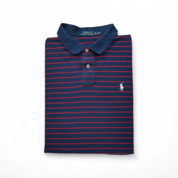 Polo manches longues Homme  Marine