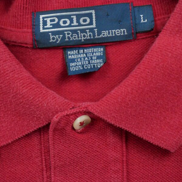 Polo manches courtes Homme  Rouge – Image 10