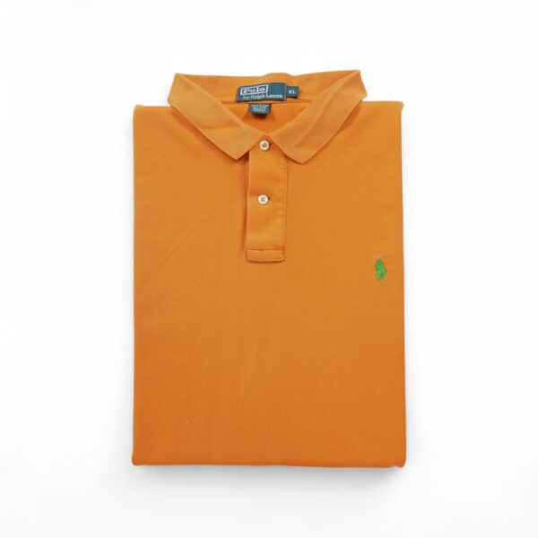 Polo manches courtes Homme  Orange