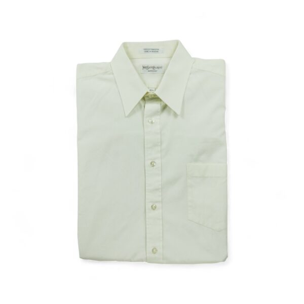 Chemise classique Homme uni Jaune