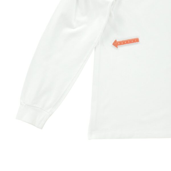 Polo manches longues Homme  Blanc – Image 5