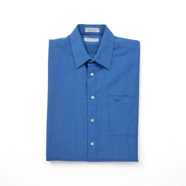 Chemise classiques Homme uni Bleu