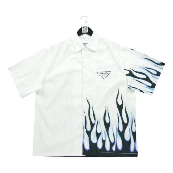 Chemise détente Homme à motifs Blanc