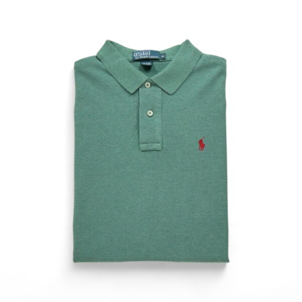 Polo manches longues Homme  Vert