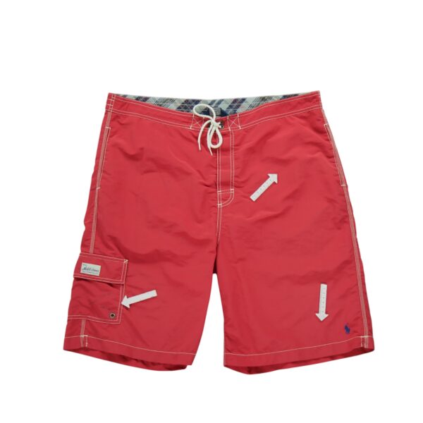 Short de bain Homme  Rouge – Image 6