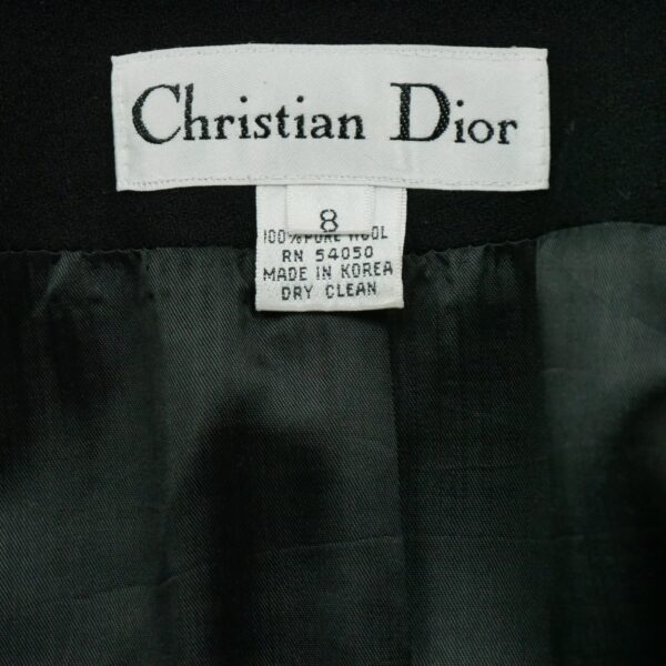 Blazer femme manches longues noir Dior Col V