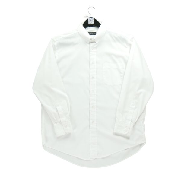 Chemise classiques homme manches longues blanc Dior