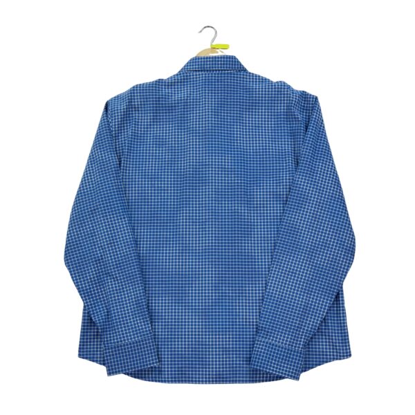 Chemise classiques homme manches longues bleu Armani Exchange Motif a carreaux