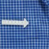 Chemise classiques homme manches longues bleu Armani Exchange Motif a carreaux