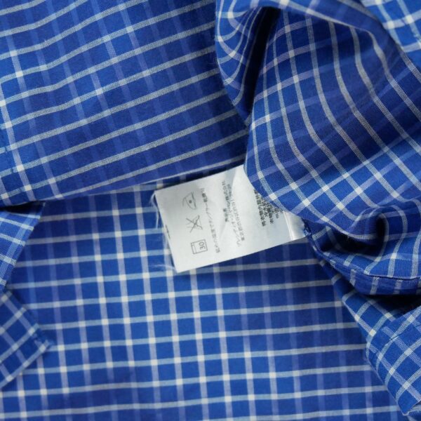 Chemise classiques homme manches longues bleu Armani Exchange Motif a carreaux