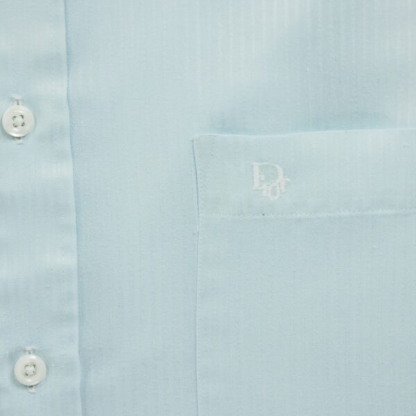 Chemise classiques homme manches longues bleu clair Dior Motif a rayures