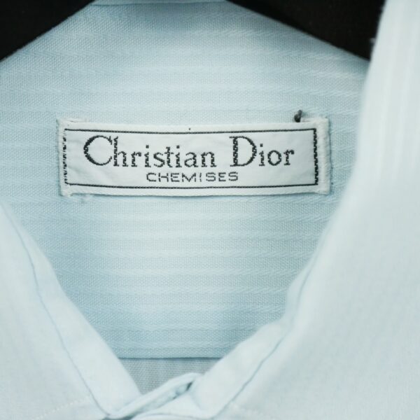 Chemise classiques homme manches longues bleu clair Dior Motif a rayures