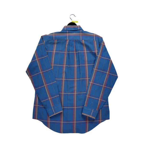 Chemise classiques homme manches longues bleu Dior Motif a carreaux
