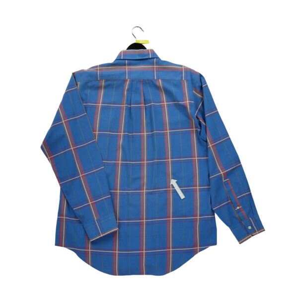 Chemise classiques homme manches longues bleu Dior Motif a carreaux