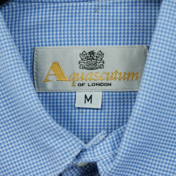 Chemise classiques homme manches longues bleu Vintage Motif a carreaux