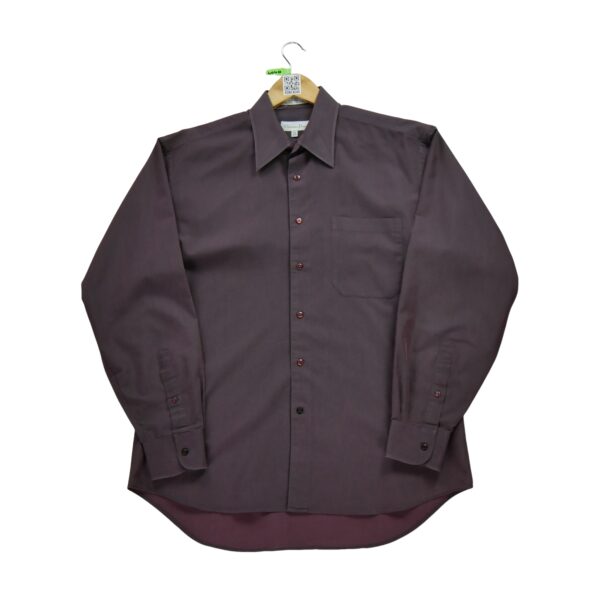 Chemise classiques homme manches longues bordeaux Dior
