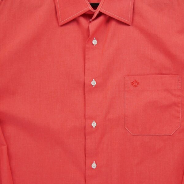 Chemise classiques homme manches longues corail Dior