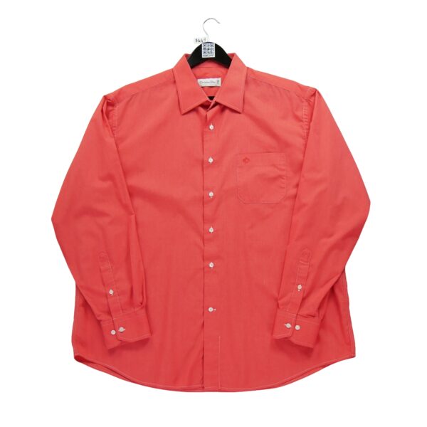 Chemise classiques homme manches longues corail Dior