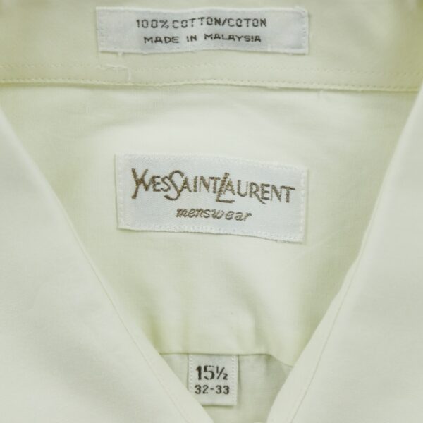 Chemise classiques homme manches longues jaune Yves Saint Laurent