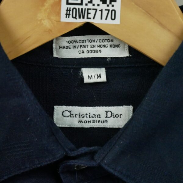 Chemise classiques homme manches longues marine Dior