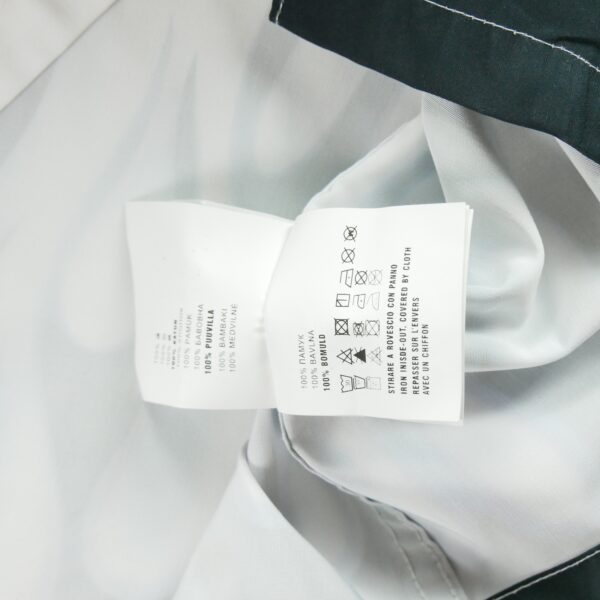 Chemise detente homme manches courtes blanc Prada Motif a motifs