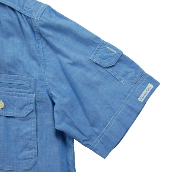 Chemise detente homme manches courtes bleu clair Dior