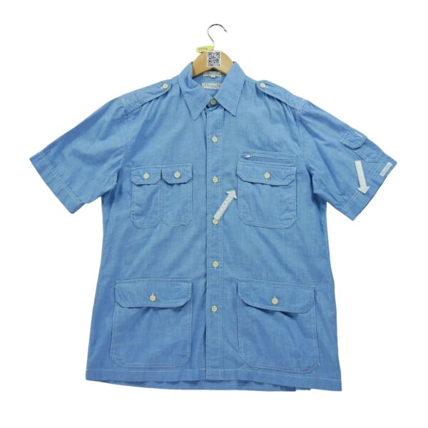 Chemise detente homme manches courtes bleu clair Dior