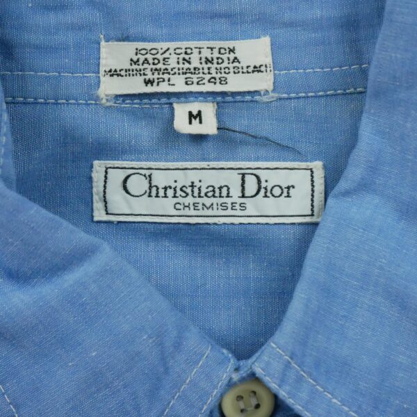 Chemise detente homme manches courtes bleu clair Dior