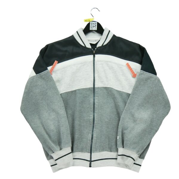 Gilet homme manches longues gris Dior Col Rond