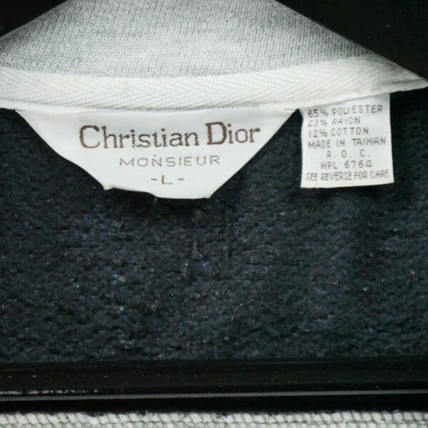 Gilet homme manches longues gris Dior Col Rond