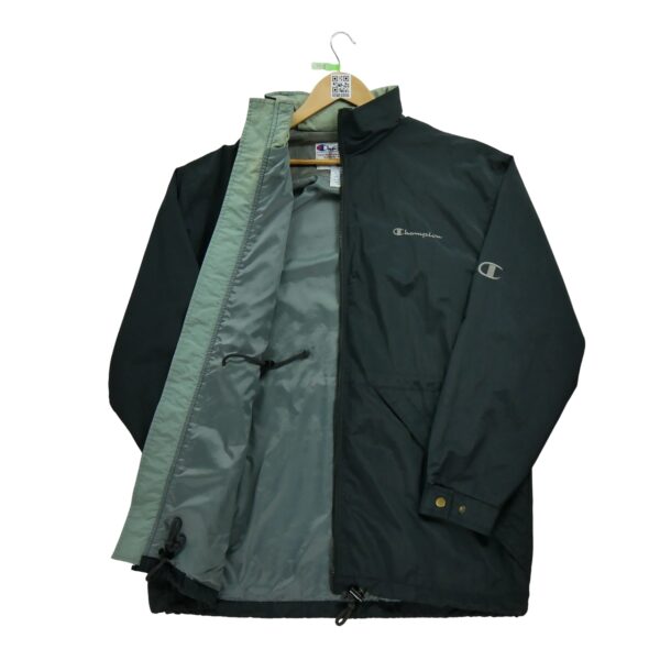 Parka homme manches longues noir Champion Col Montant