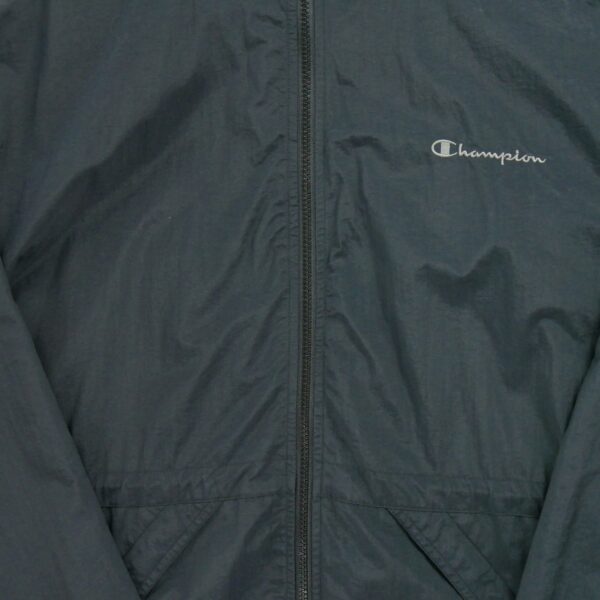 Parka homme manches longues noir Champion Col Montant