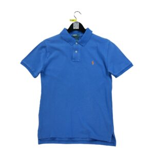 Polo manches courtes enfant bleu clair Polo Ralph Lauren Col Polo