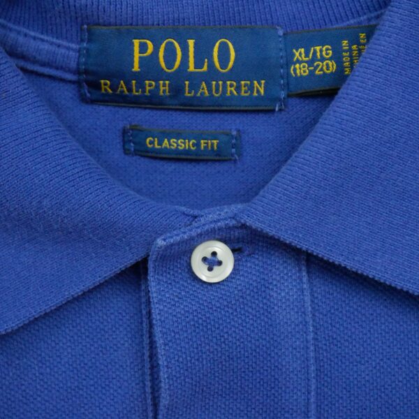 Polo manches courtes enfant violet Polo Ralph Lauren Col Polo