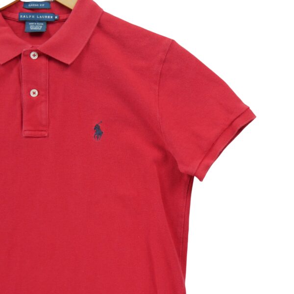 Polo manches courtes femme rouge Polo Ralph Lauren Col Polo