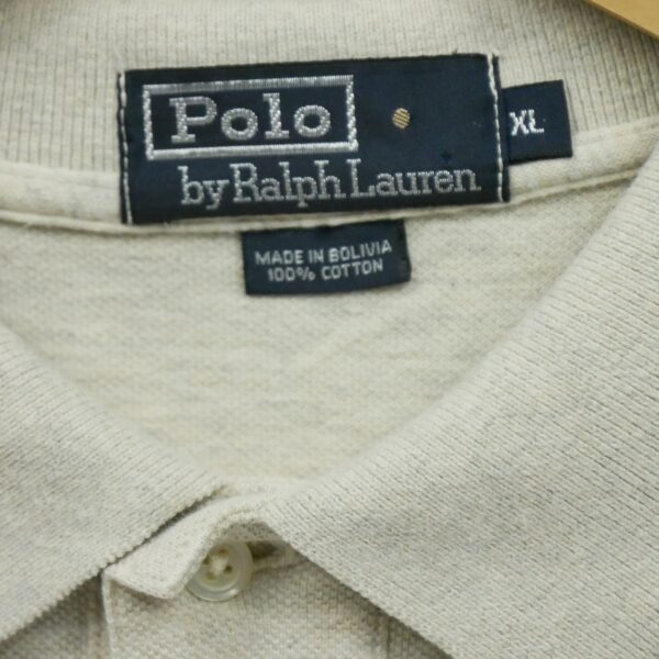 Polo manches courtes homme beige Polo Ralph Lauren Col Polo
