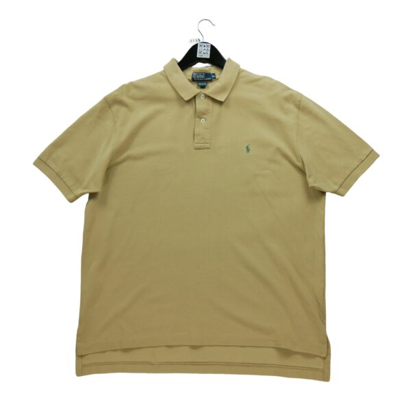 Polo manches courtes homme beige Polo Ralph Lauren Col Polo