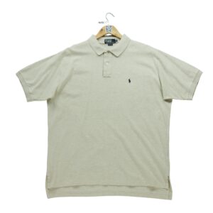 Polo manches courtes homme beige Polo Ralph Lauren Col Polo