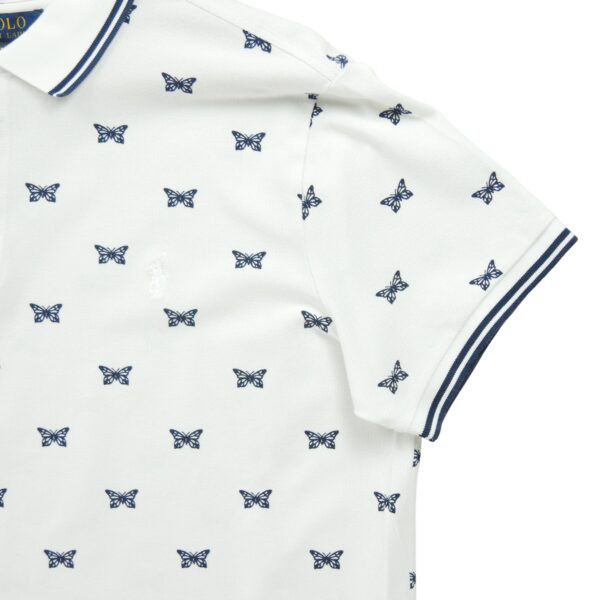 Polo manches courtes homme blanc Polo Ralph Lauren Motif a motifs Col Polo