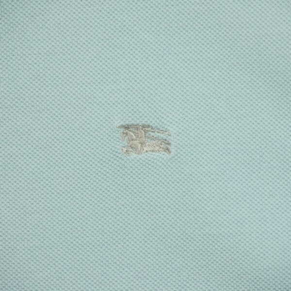 Polo manches courtes homme bleu clair Burberry Col Polo