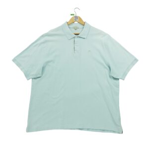 Polo manches courtes homme bleu clair Burberry Col Polo