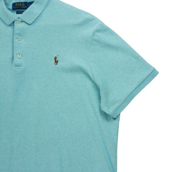 Polo manches courtes homme bleu clair Polo Ralph Lauren Col Polo