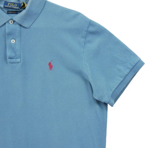 Polo manches courtes homme bleu clair Polo Ralph Lauren Col Polo
