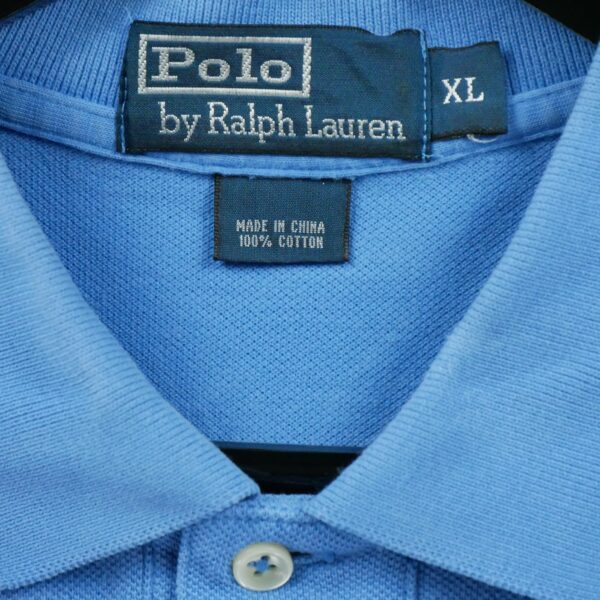 Polo manches courtes homme bleu clair Polo Ralph Lauren Col Polo