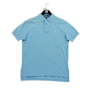 Polo manches courtes homme bleu clair Polo Ralph Lauren Col Polo