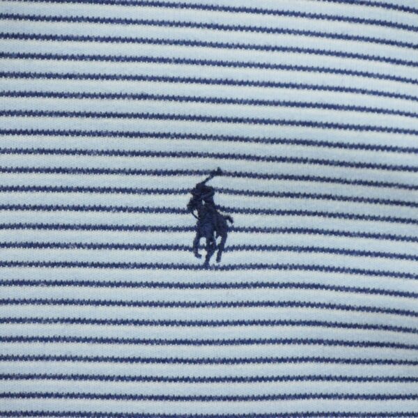 Polo manches courtes homme bleu clair Polo Ralph Lauren Motif a rayures Col Polo