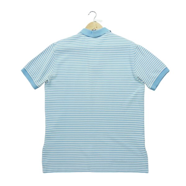 Polo manches courtes homme bleu clair Polo Ralph Lauren Motif a rayures Col Polo