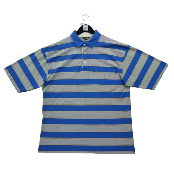Polo manches courtes homme bleu Dior Motif a rayures Col Polo