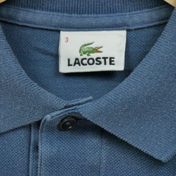Polo manches courtes homme bleu Lacoste Col Polo